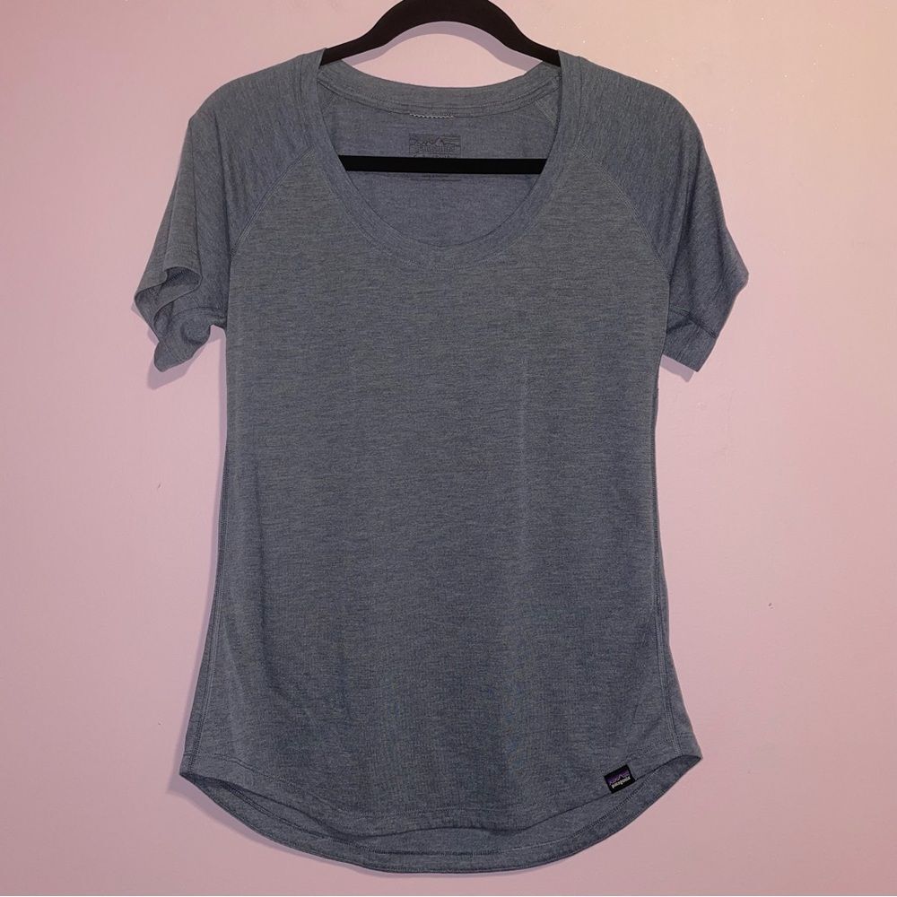 Patagonia Capilene Cool Trail Short-Sleeve Shirt Women Size S Outdoor Hiking